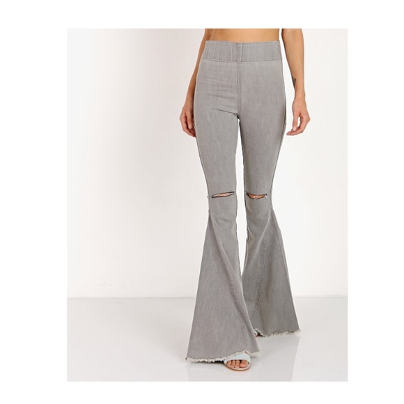 Show Me Your MuMu Denim - Show Me Your Mumu | Grey Berkeley Bells